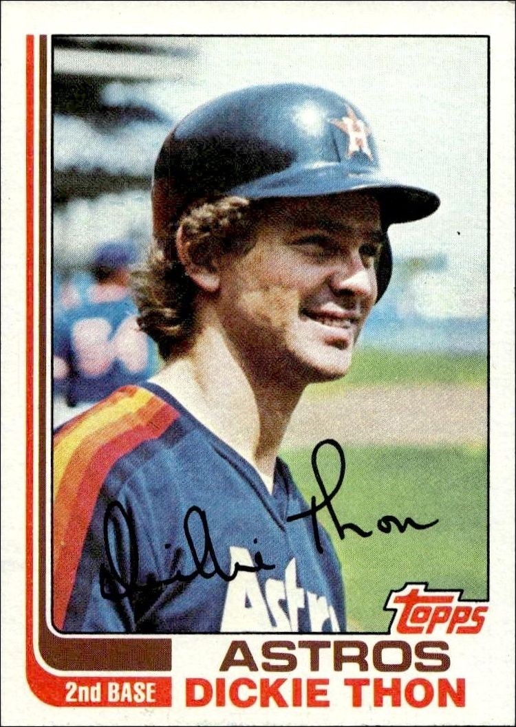 1982 Topps Dickie Thon #404 trading card
