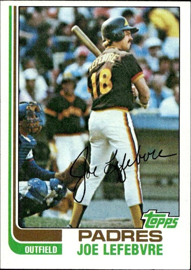 1982 Topps Joe Lefebvre #434 trading card