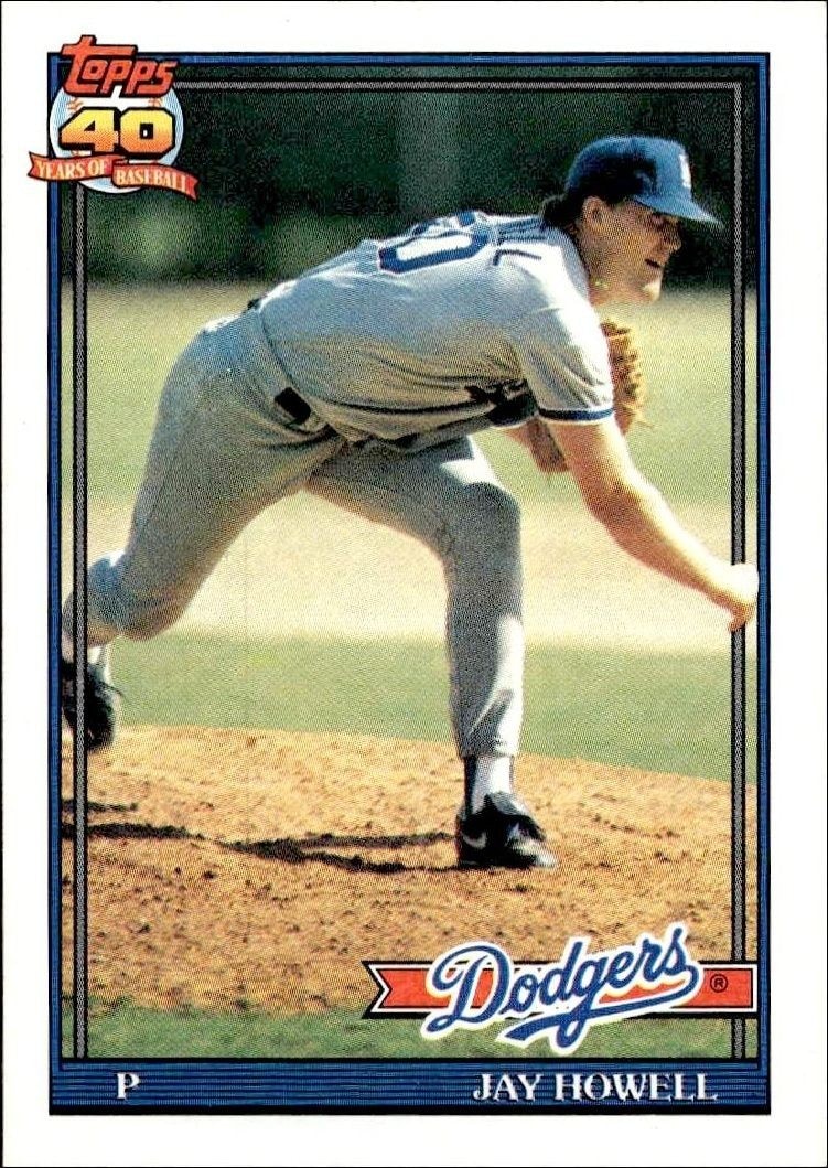 1991 Topps Jay Howell #770 trading card