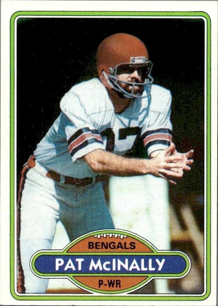 1980 Topps Pat McInally #268 trading card