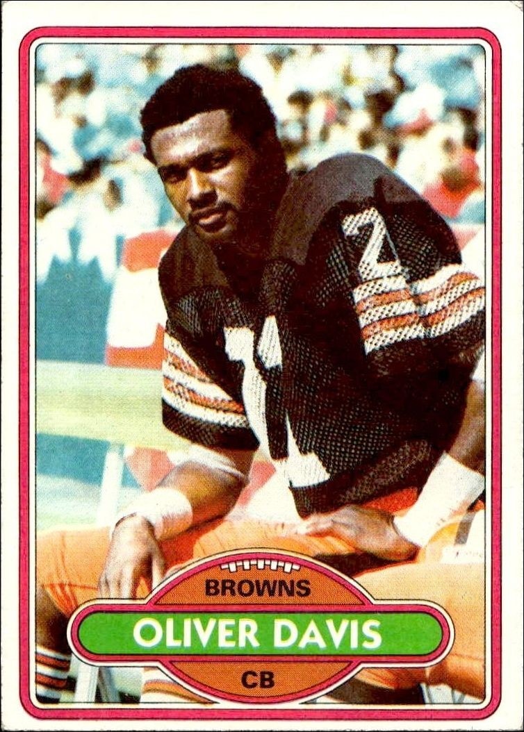 1980 Topps Oliver Davis #49 trading card