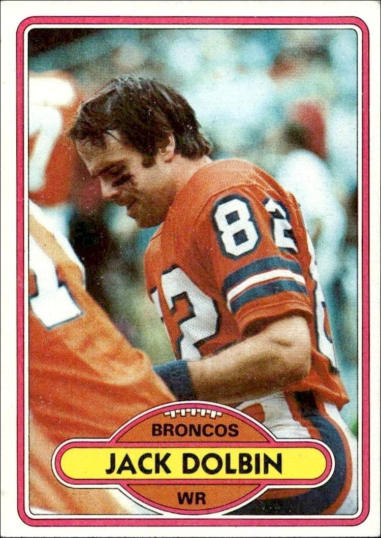 1980 Topps Jack Dolbin #176 trading card