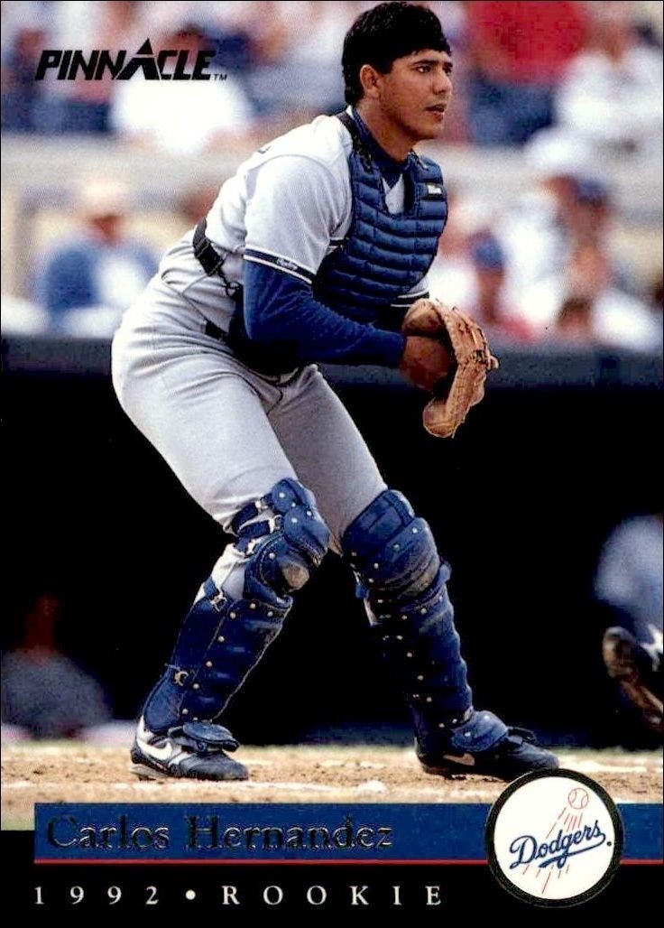 1992 Pinnacle Rookies Carlos Hernandez #30 trading card