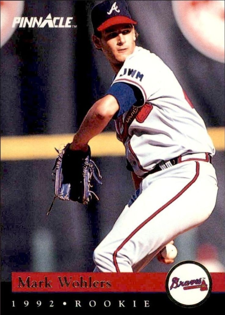 1992 Pinnacle Rookies Mark Wohlers #21 trading card