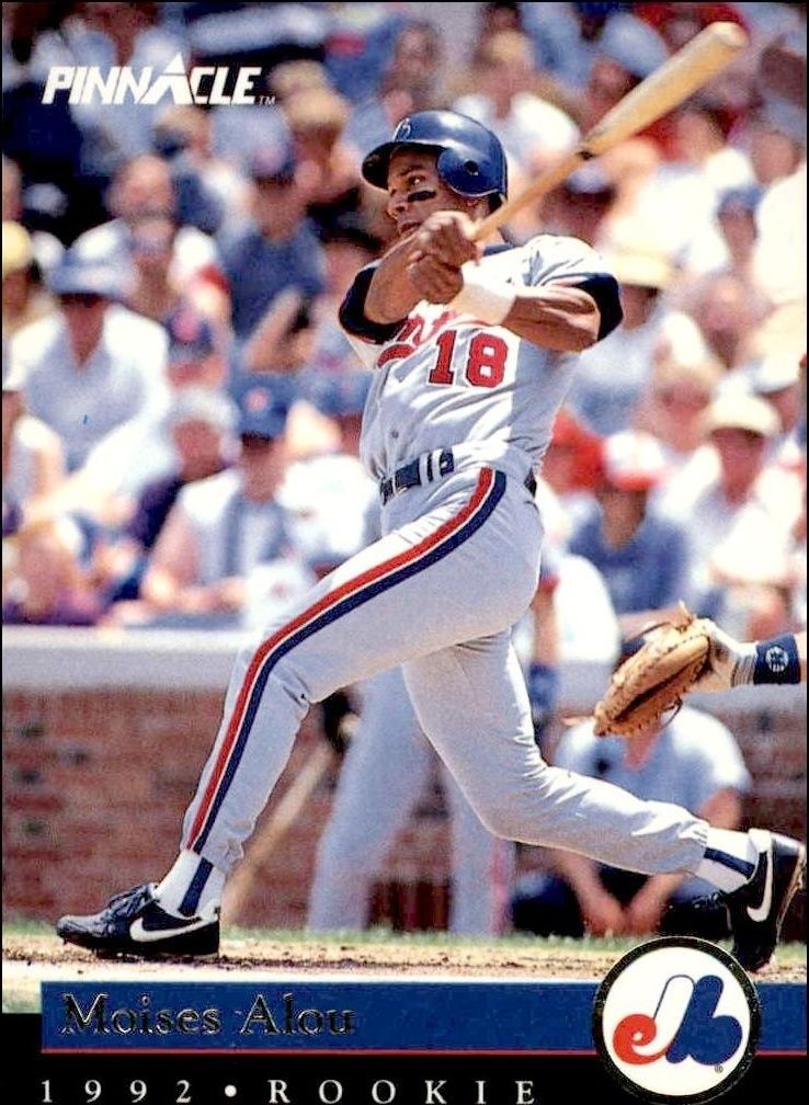 1992 Pinnacle Rookies Moises Alou #16 trading card