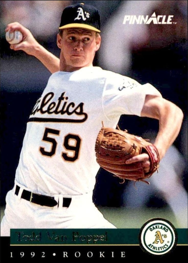1992 Pinnacle Rookies Todd Van Poppel #12 trading card
