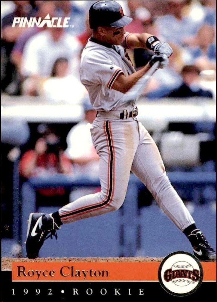 1992 Pinnacle Rookies Royce Clayton #26 trading card