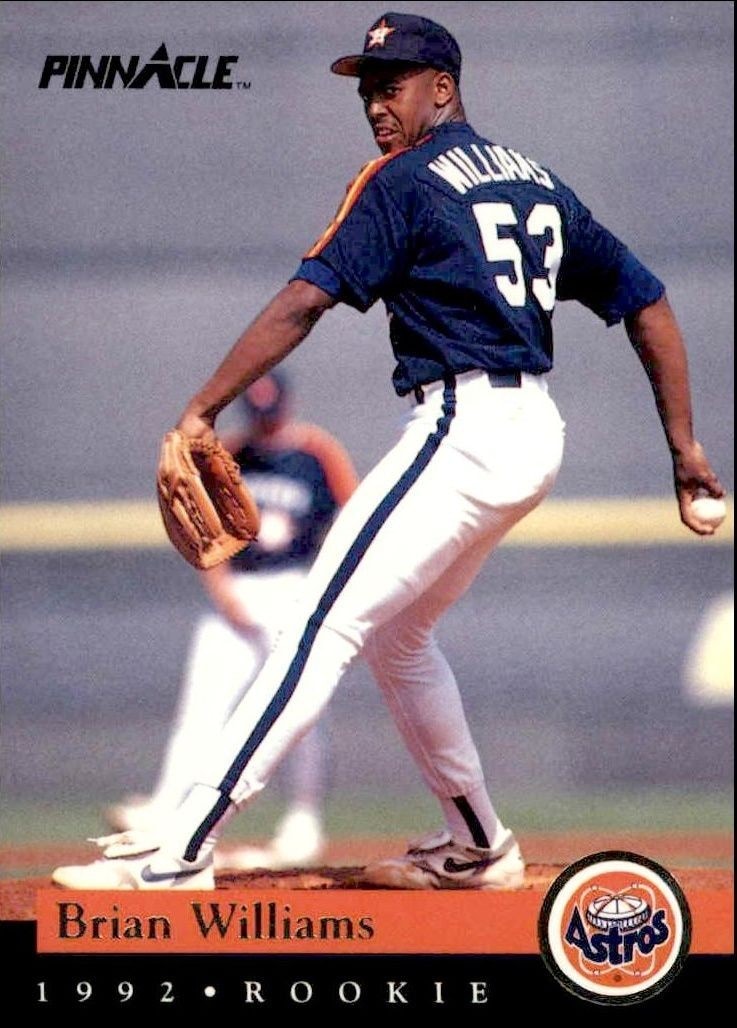 1992 Pinnacle Rookies Brian Williams #23 trading card