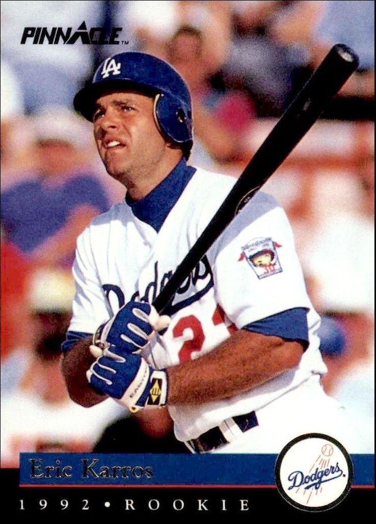 1992 Pinnacle Rookies Eric Karros #24 trading card