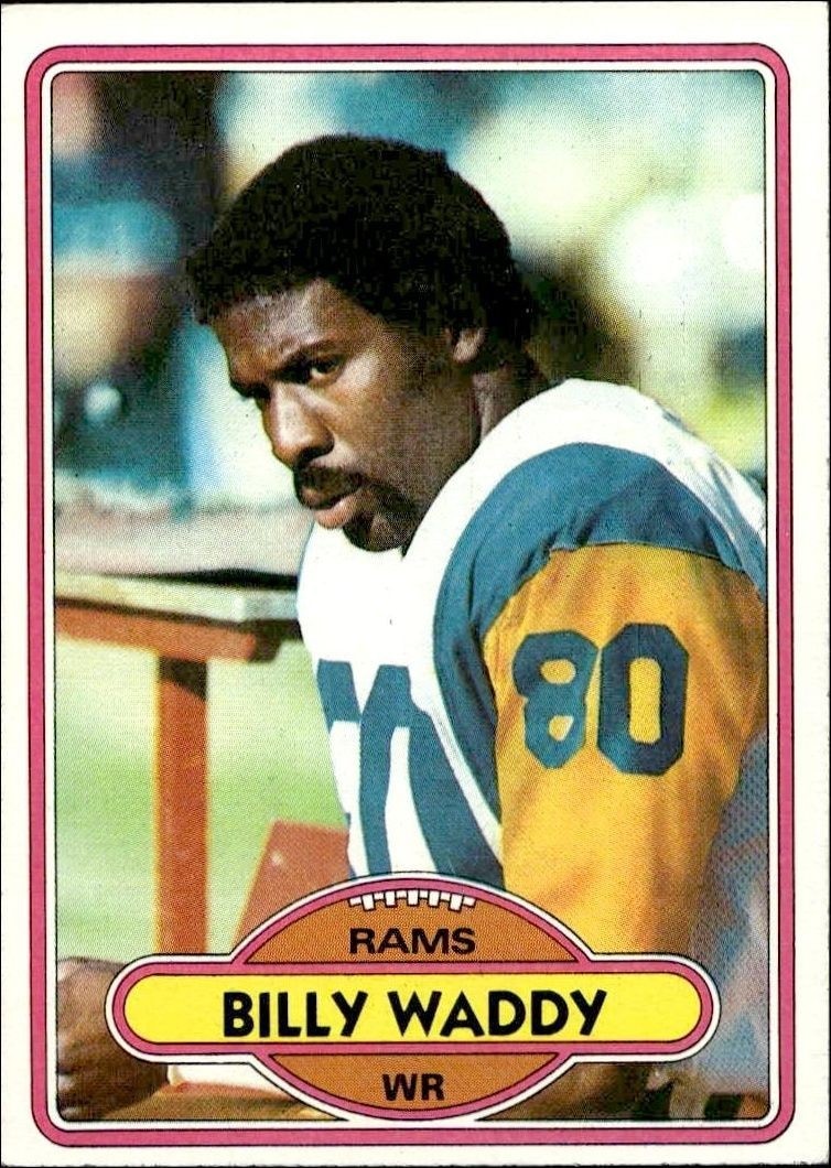1980 Topps Billy Waddy #342 trading card