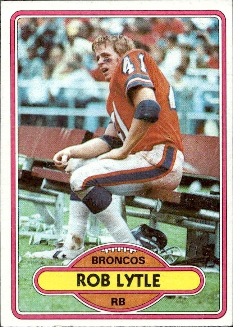 1980 Topps Rob Lytle #252 trading card