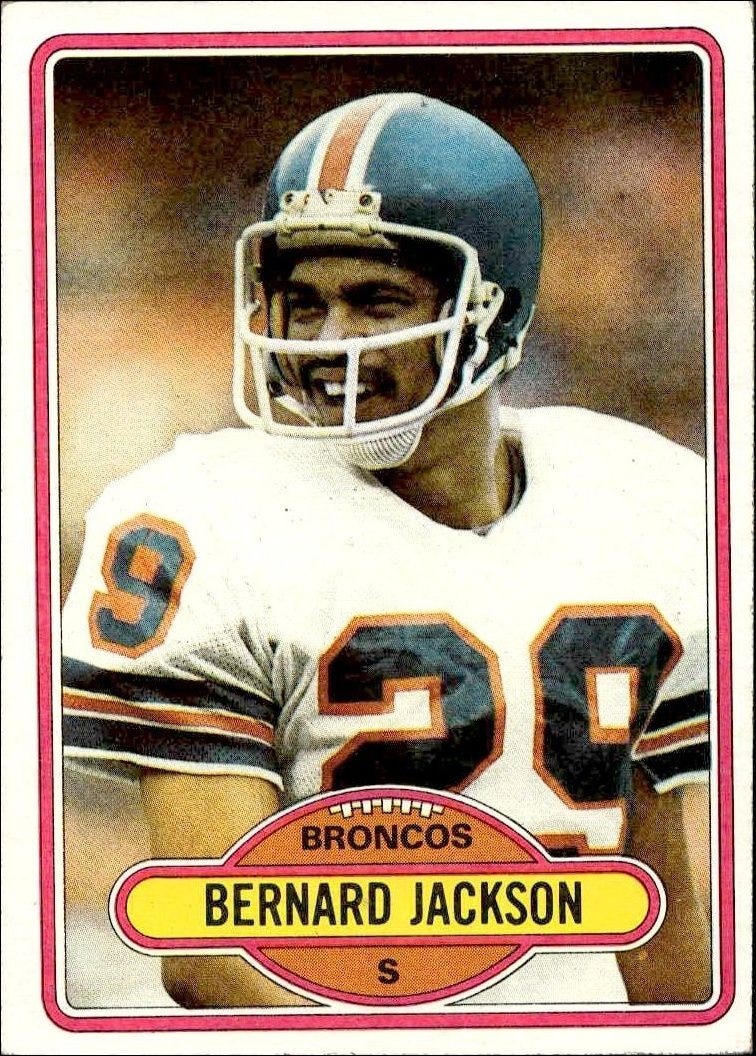 1980 Topps Bernard Jackson #521 trading card