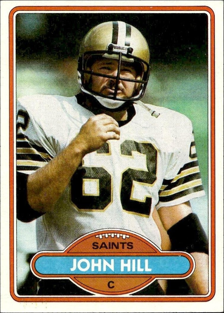 1980 Topps John Hill #486 trading card