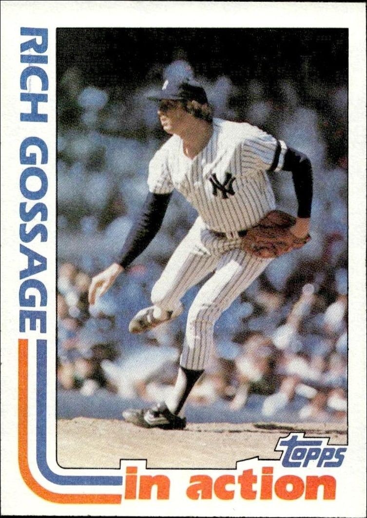 1982 Topps Rich Gossage #771 trading card