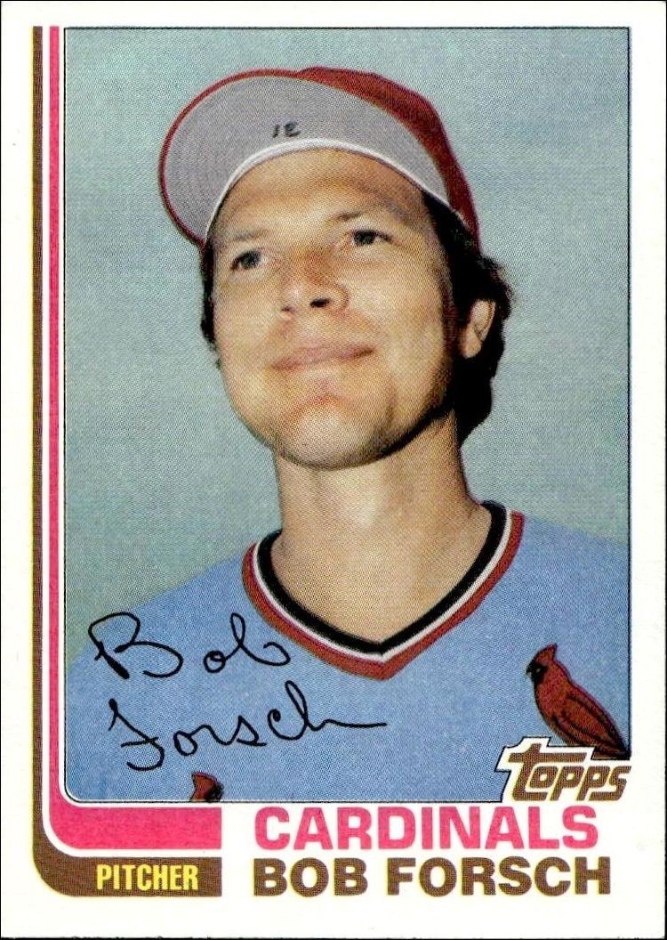 1982 Topps Bob Forsch #775 trading card