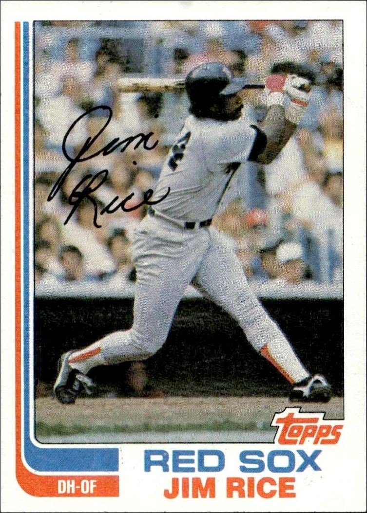 1982 Topps Jim Rice #750 trading card