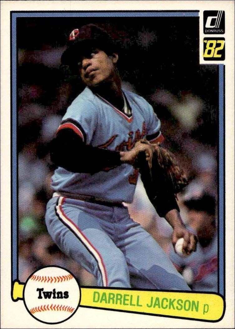 1982 Donruss Darrell Jackson #179 trading card