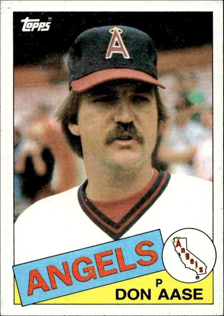 1985 Topps Don Aase #86 trading card