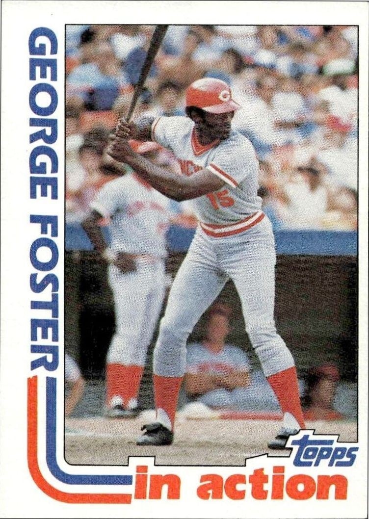 1982 Topps George Foster #701 trading card