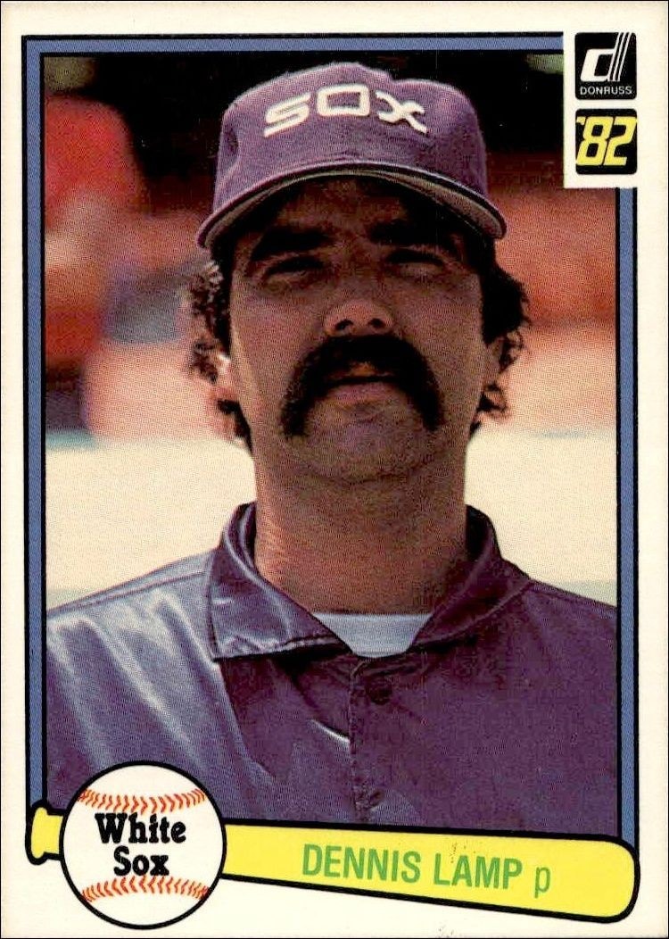 1982 Donruss Dennis Lamp #619 trading card