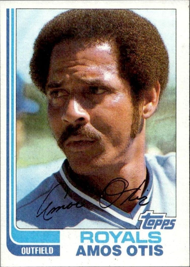 1982 Topps Amos Otis #725 trading card