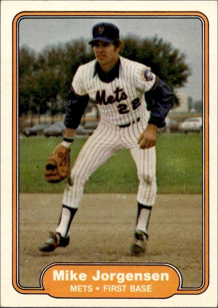 1982 Fleer Mike Jorgensen #529 trading card