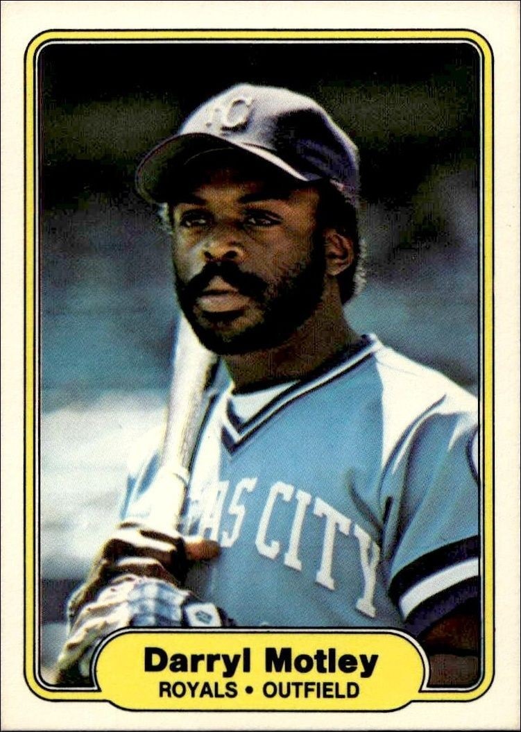 1982 Fleer Darryl Motley #417 trading card