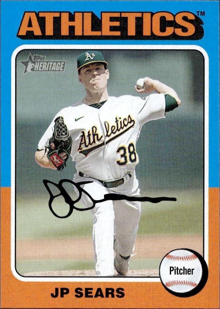 2024 Topps Heritage JP Sears #325 trading card