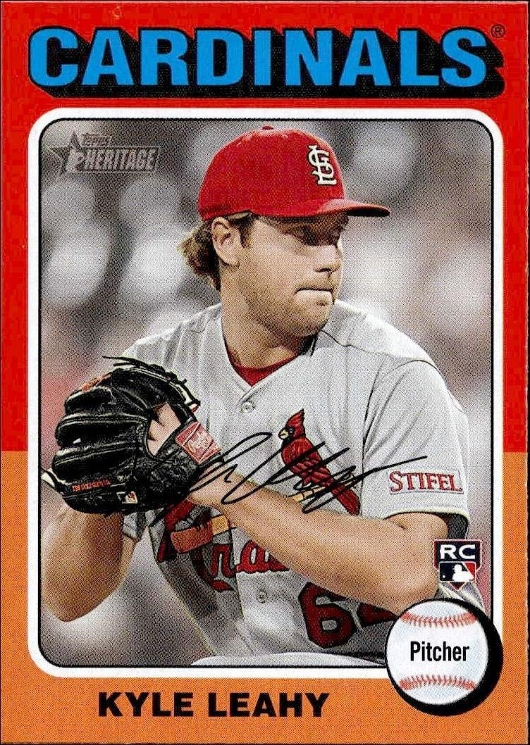 2024 Topps Heritage Kyle Leahy #344 trading card