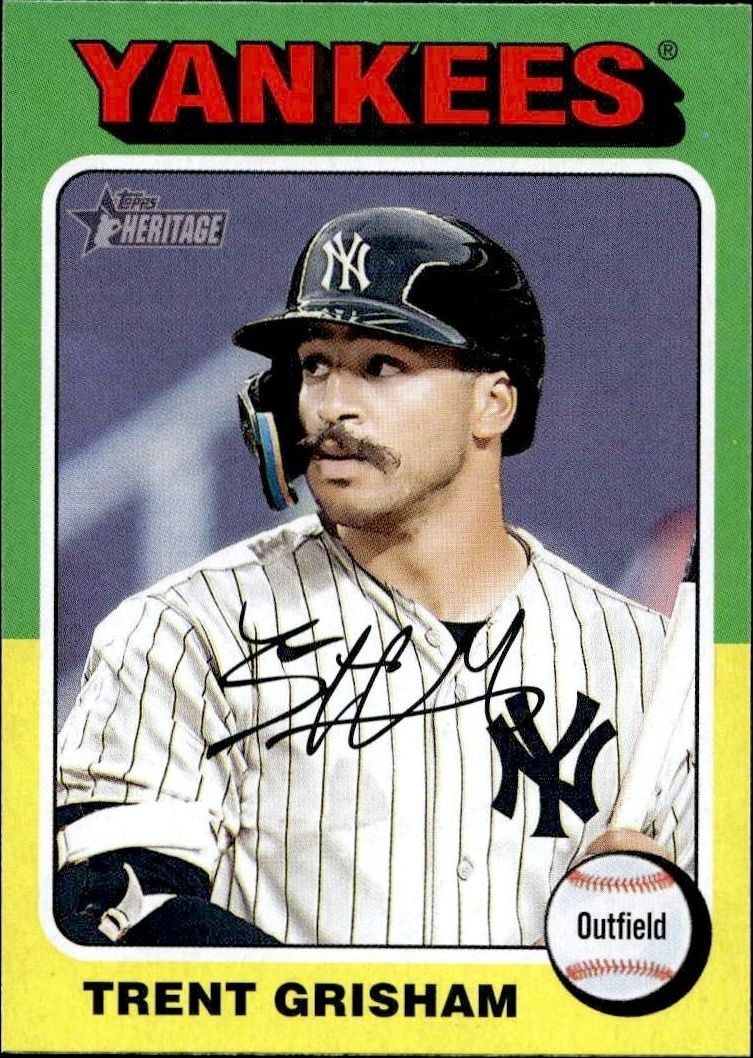 2024 Topps Heritage Trent Grisham #252 trading card