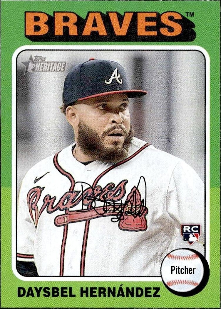 2024 Topps Heritage Daysbel Hernandez #250 trading card