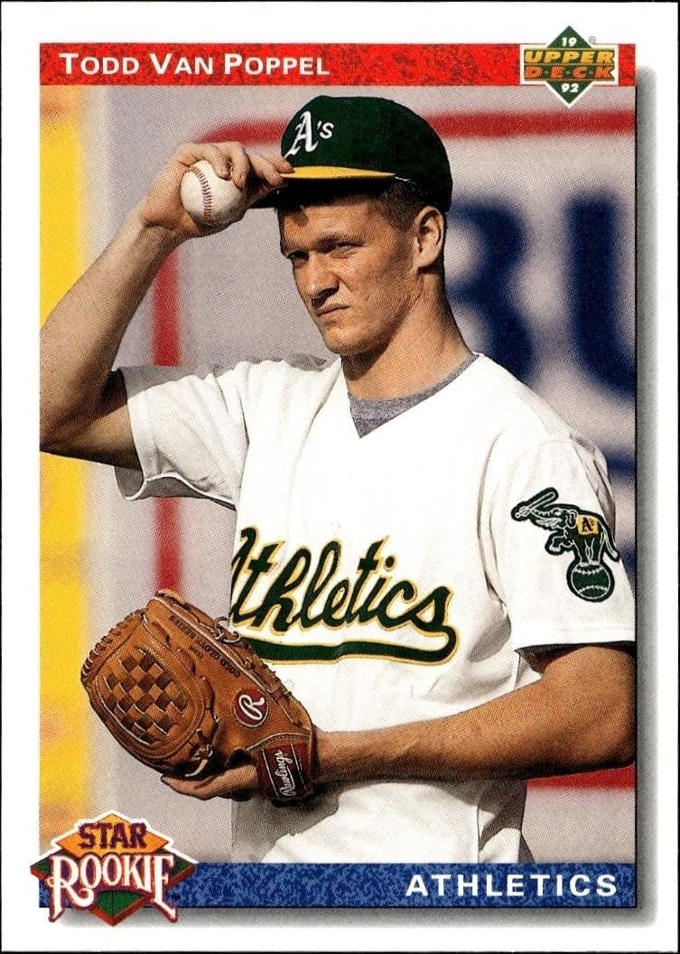 1992 Upper-Deck Low Number Todd Van Poppel #22 trading card