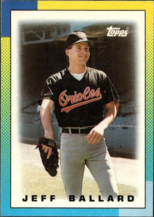 1990 Topps Minis Jeff Ballard #1 trading card