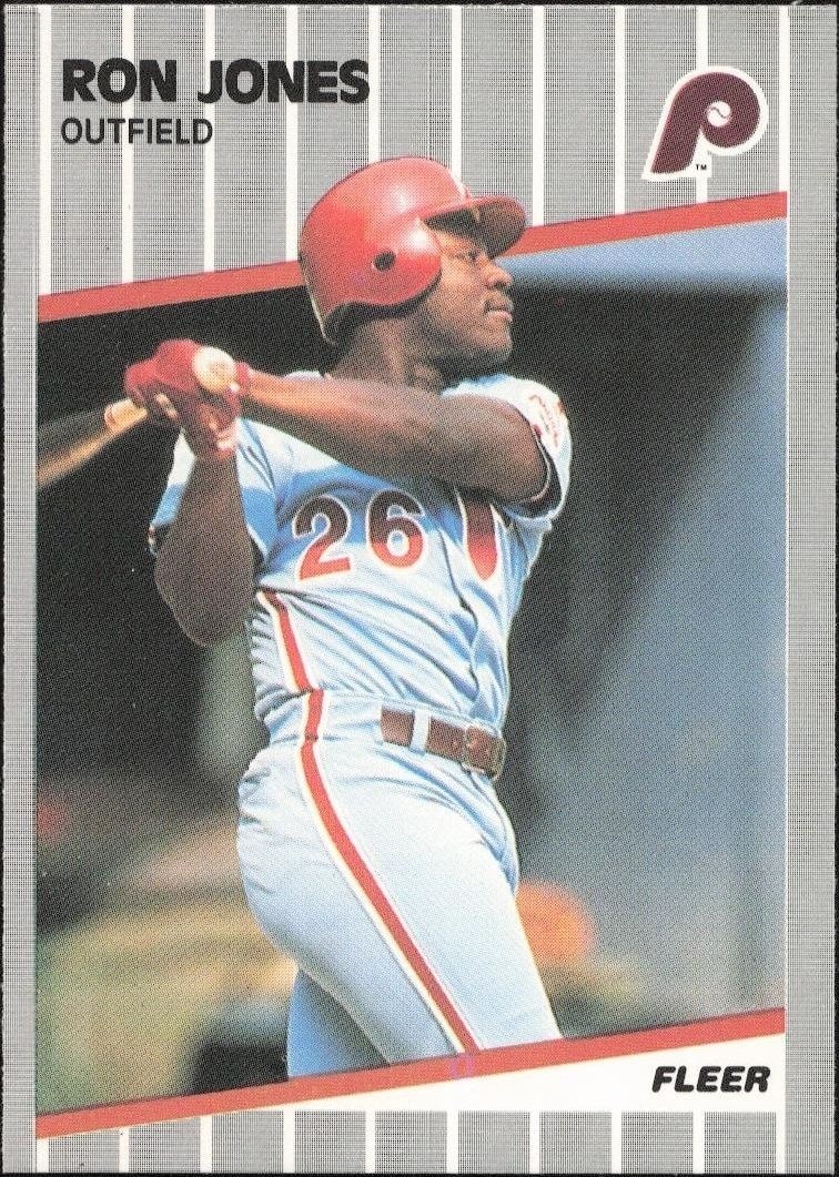 1989 Fleer Ron Jones #574 trading card