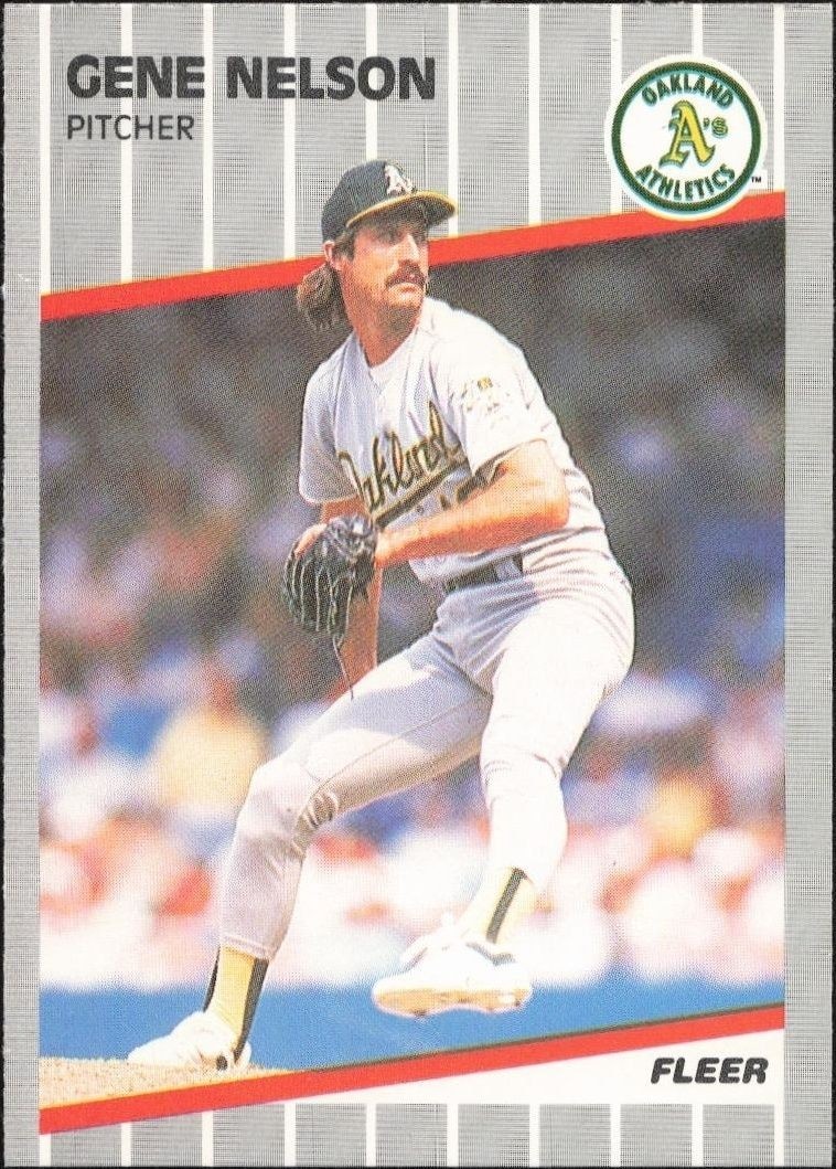 1989 Fleer Gene Nelson #18 trading card