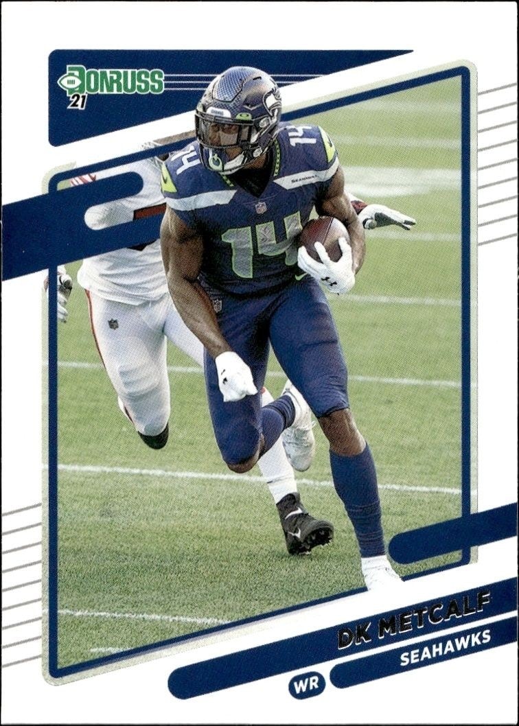 2021 Panini Donruss Dk Metcalf #29 trading card