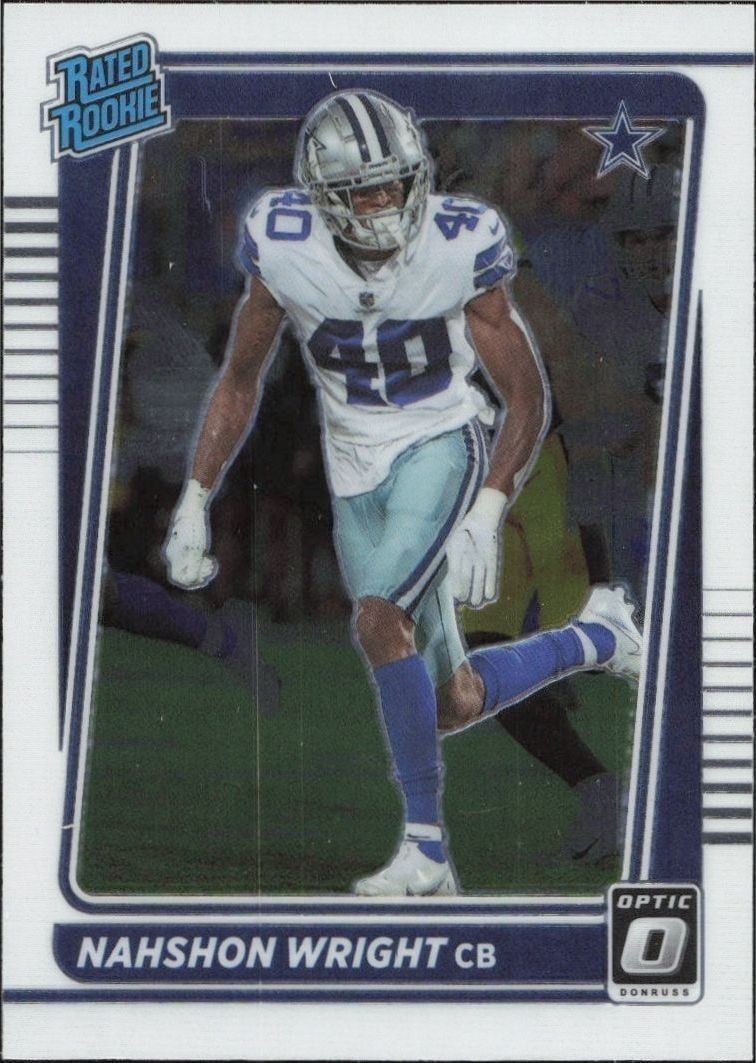 2021 Panini Donruss Optic Nahshon Wright #285 trading card