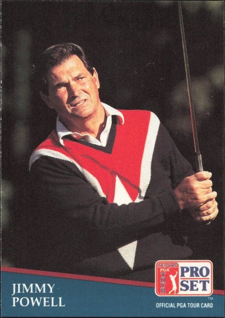 1991 Pro-Set PGA Tour Jimmy Powell #247 trading card