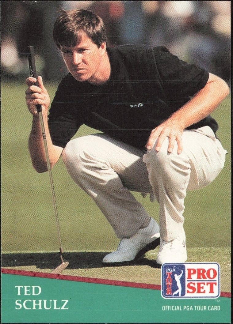 1991 Pro-Set PGA Tour Ted Schulz #156 trading card