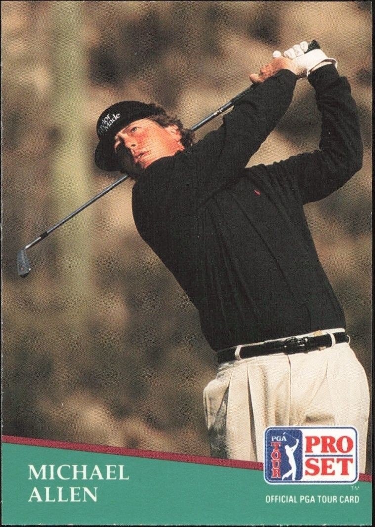 1991 Pro-Set PGA Tour Michael Allen #114 trading card