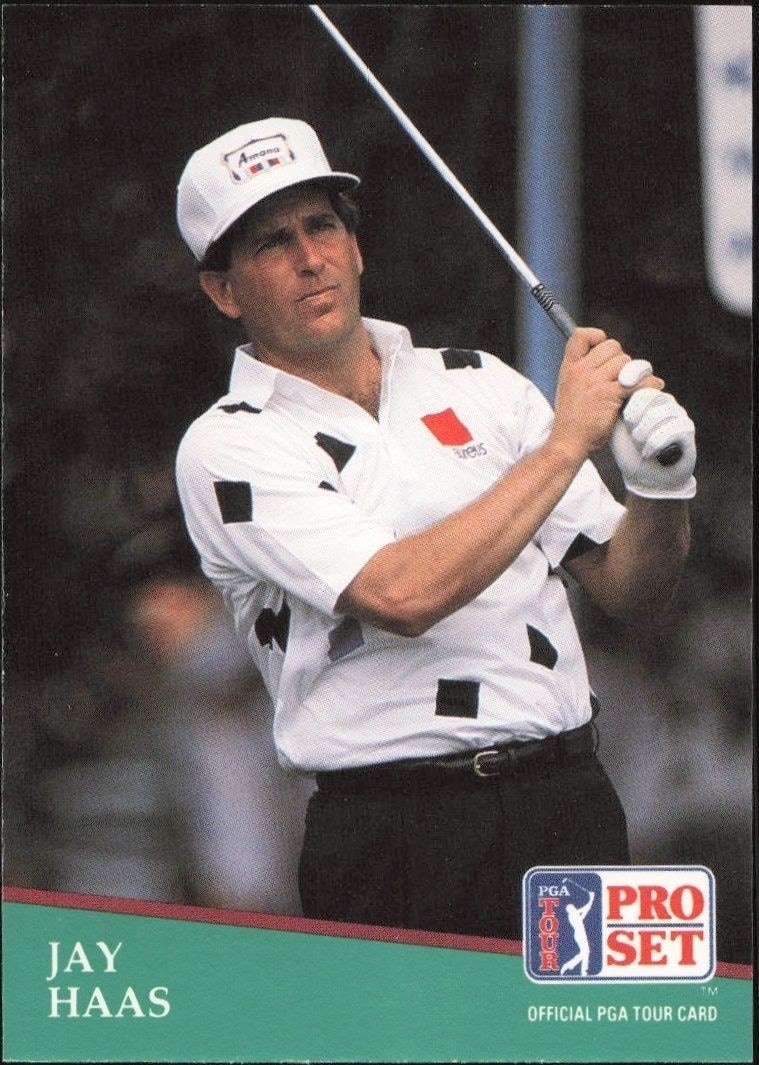 1991 Pro-Set PGA Tour Jay Haas #70 trading card