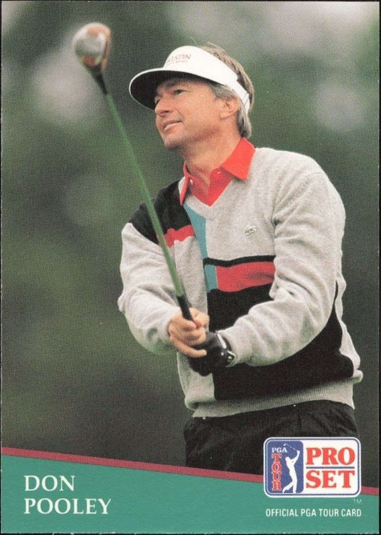 1991 Pro-Set PGA Tour Don Pooley #139 trading card