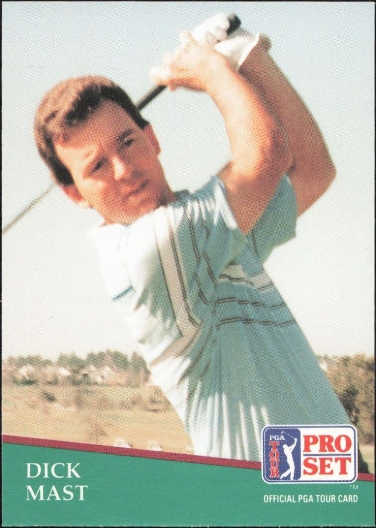 1991 Pro-Set PGA Tour Dick Mast #110 trading card