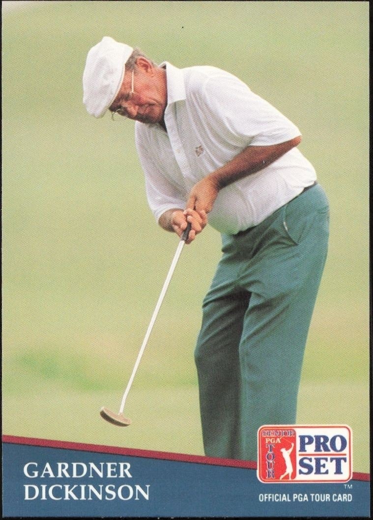 1991 Pro-Set PGA Tour Gardner Dickinson #196 trading card
