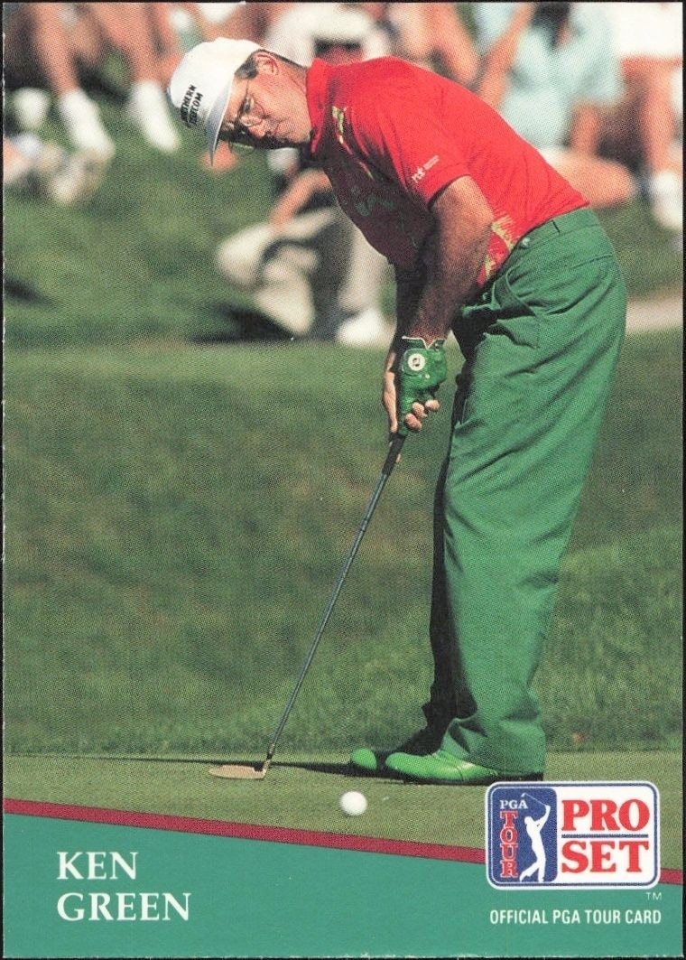 1991 Pro-Set PGA Tour Ken Green #91 trading card