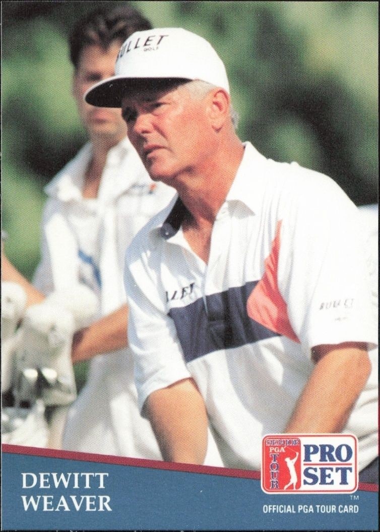 1991 Pro-Set PGA Tour DeWitt Weaver #261 trading card