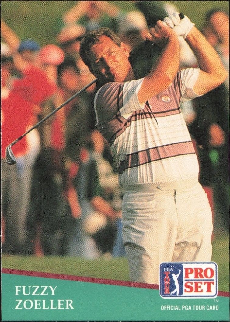1991 Pro-Set PGA Tour Fuzzy Zoeller #144 trading card