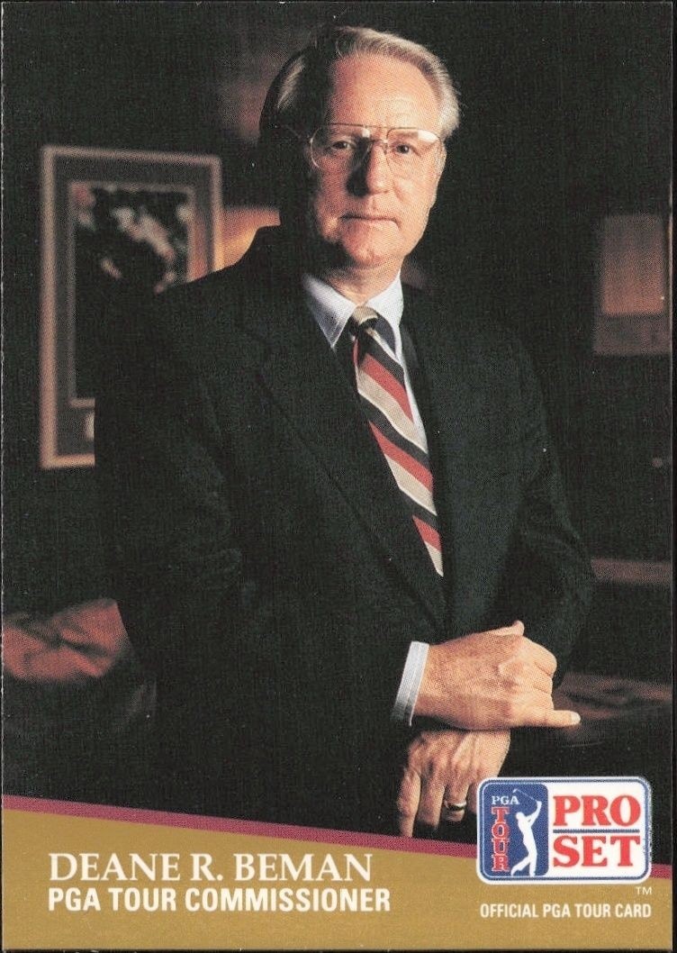 1991 Pro-Set PGA Tour Deane R. Beman #CC1 trading card