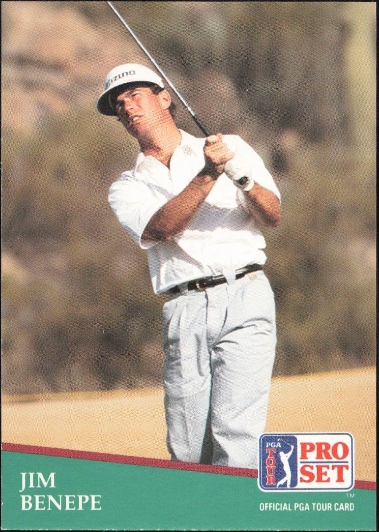 1991 Pro-Set PGA Tour Jim Benepe #12 trading card