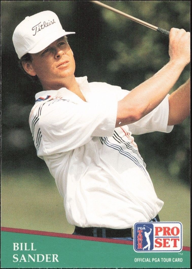 1991 Pro-Set PGA Tour Bill Sander #138 trading card